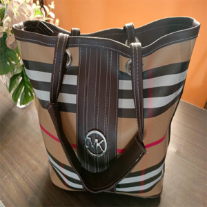 BURBERY AND MK PATTERN HANDBAG