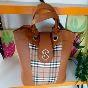 BURBERY AND MK PATTERN HANDBAG