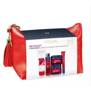Set L'Oreal Paris: Revitalift Laser Renew, Cleansing, Cleansing Foam, 100 ml + Revitalift Laser Renew, Anti-Wrinkle, Eye Cream, 15 g + Revitalift Laser Renew, Serum, For Face, 30 ml + Revitalift Laser Renew, Hyaluronic Acid, Anti-Wrinkle, Night, Cream, For Face, 50 g + Revitalift Laser Renew, Hyaluronic Acid, Anti-Ageing, Day, Cream, For Face, 50 ml