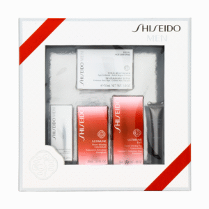 Gift Box Set Shiseido: Men, Cleansing, Cleansing Foam, 7 ml + Men, Anti-Ageing, Day & Night, Cream, For Face, 50 ml + Ultimune, Antioxidants, Hydrating & Repairing, Day & Night, Serum, For Face & Neck, 10 ml + Ultimune Eye, Anti-Dark Circles, Day & Night, Eye Serum, 5 ml + Men, Anti-Ageing, Day & Night, Eye Cream, 5 ml