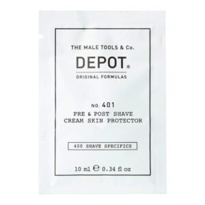Depot, 400 Shave Specifics No. 401, Soothing, Pre & Post Shaving Cream, 10 ml