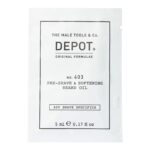 Depot, 400 Shave Specifics No. 403, Fresh Black Pepper, Softening, Pre-Shaving Oil, 5 ml