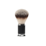 Depot, Accessories No. 733 Vintage, Artificial Fiber, Face Shaving Brush, Black & Silver