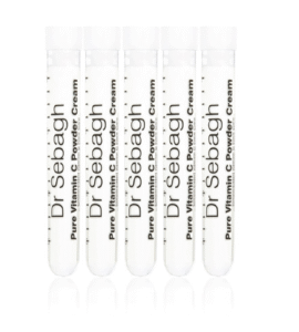 Set, Dr Sebagh, Pure Vitamin C Powder Cream, Revitalising, Cream, For Face, 5 pcs, 1.95 g
