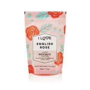 I Love, Signature Collection, English Rose, Bath Salt, 500 g
