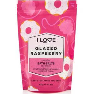 I Love, Signature Collection, Glazed Raspberry, Bath Salt, 500 g