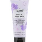 I Love, Signature Collection, Moisturizing, Hand & Nail Cream, Violet Dreams, 100 ml