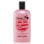 I Love, Strawberries & Cream, Hydrating, Shower Cream, 500 ml