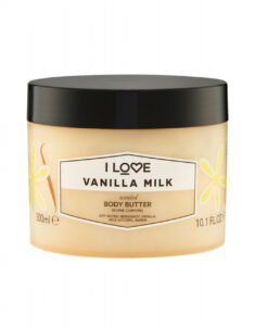 I Love, Signature Collection, Vegan, Hydrating, Vanilla Milk, Body Butter, 330 ml