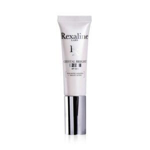 Rexaline, Crystal Bright, Hyaluronic Acid + 3 Bright Active, Illuminating, Fluid, For Face, SPF 50+, 30 ml *Tester