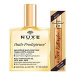 Set Nuxe: Huile Prodigieuse Or Multi-Purpose, Body Oil, For Body, Face & Hair, 100 ml + Huile Prodigieuse Or Multi-Purpose, Nourishing, Roll-On Body Oil, 8 ml